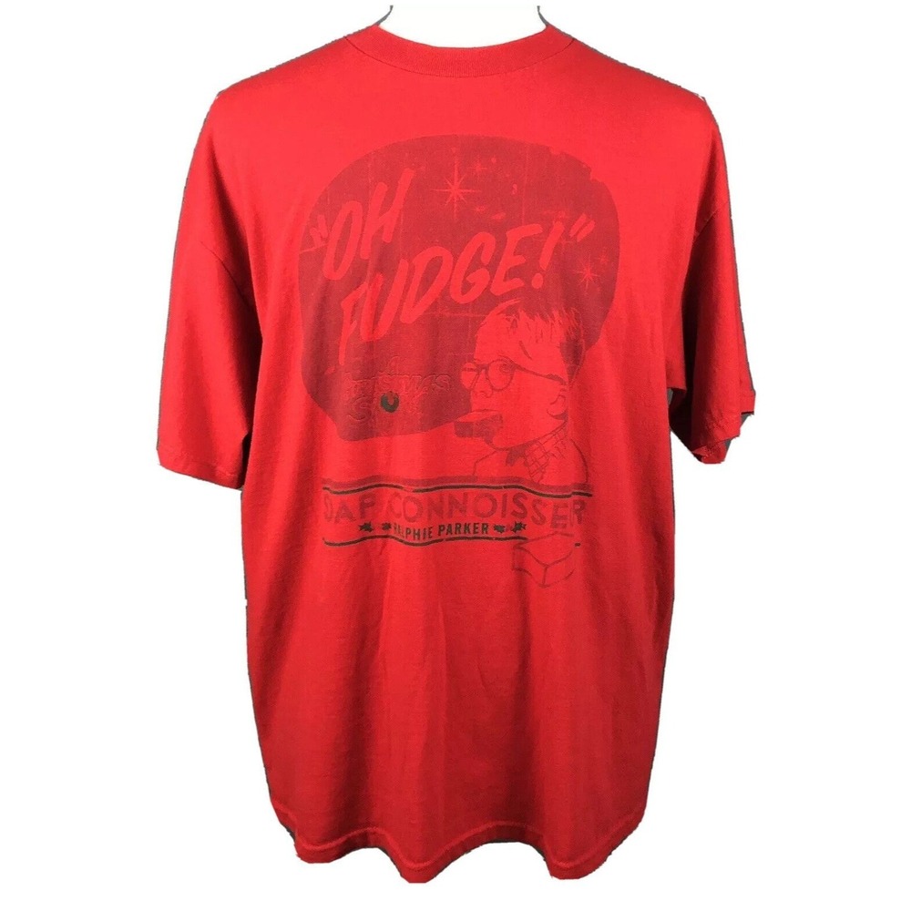 A Christmas Story Movie T-Shirt Adult Size XL Ralphie Soap Connoisseur Holiday